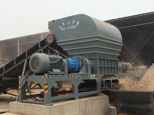 2蘭考電廠撕碎機(jī)現(xiàn)場(chǎng)